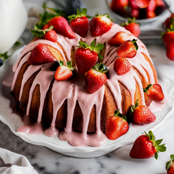 Egg-Free Strawberries & Cream Cake I