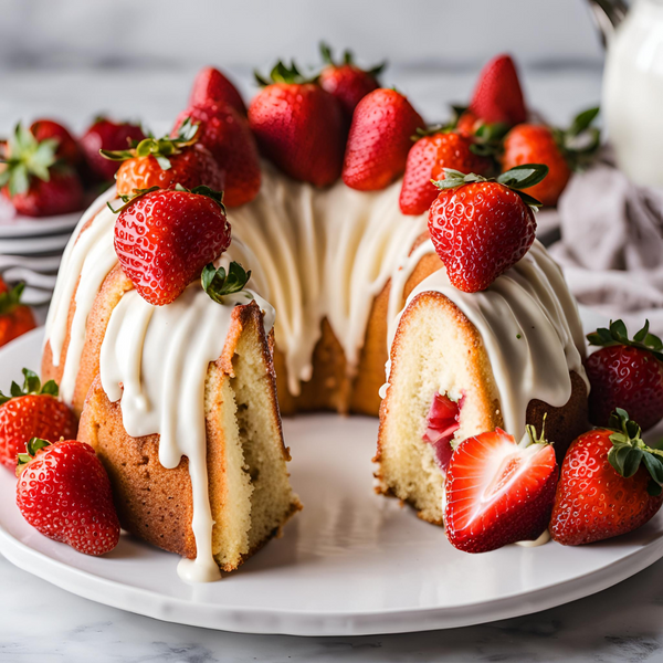 Strawberries & Cream Cake (Van)