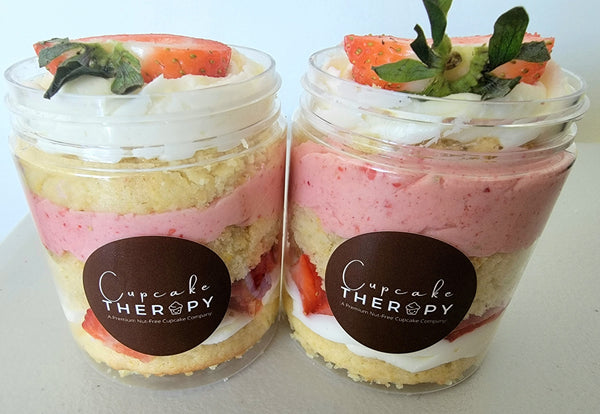 VEGAN + GLUTEN-FREE 4-Pack Therapy In A Jar (8 Cupcakes) - Shipped